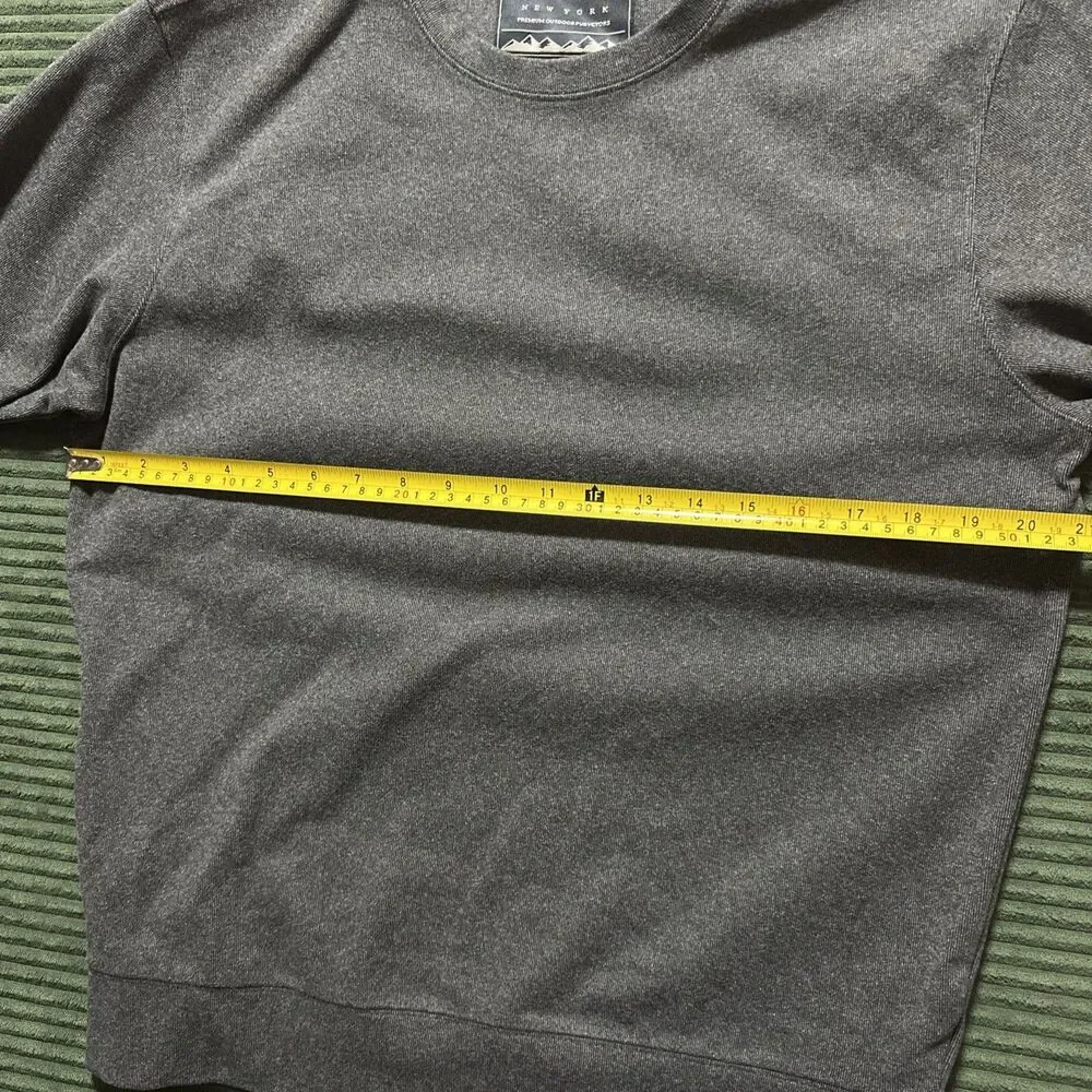 Jachs New York Sweater Men's Small Black Long Sleeve Crewneck